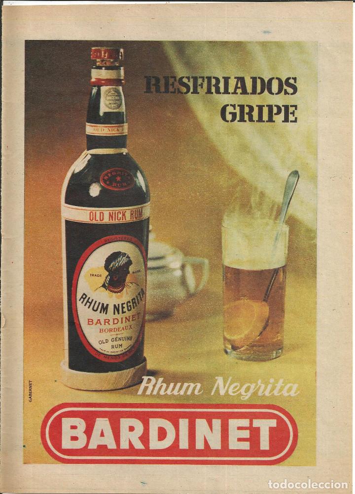 Collection Magazines and Newspapers: ANUNCIO RON *RHUM REGRITA BARDINET* - HOJA REVISTA 1963