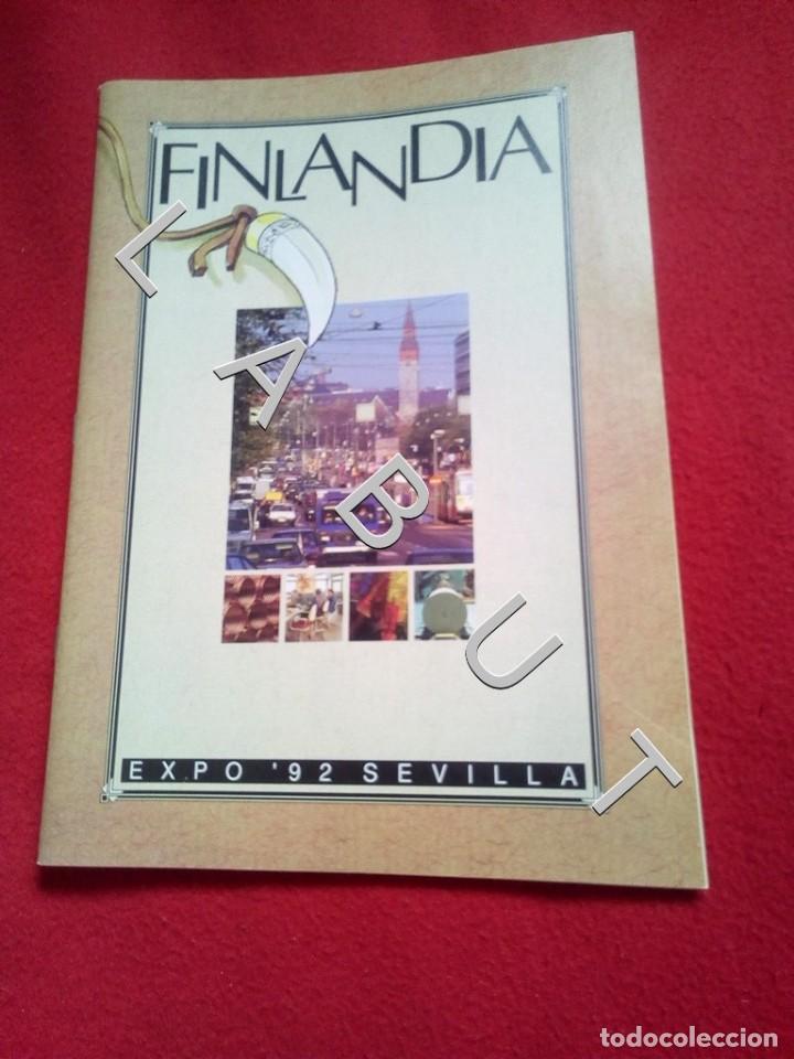 Collezionismo di Riviste e Giornali: EXPO 92 SEVILLA PABELLON DE FINLANDIA FOLLETO U24