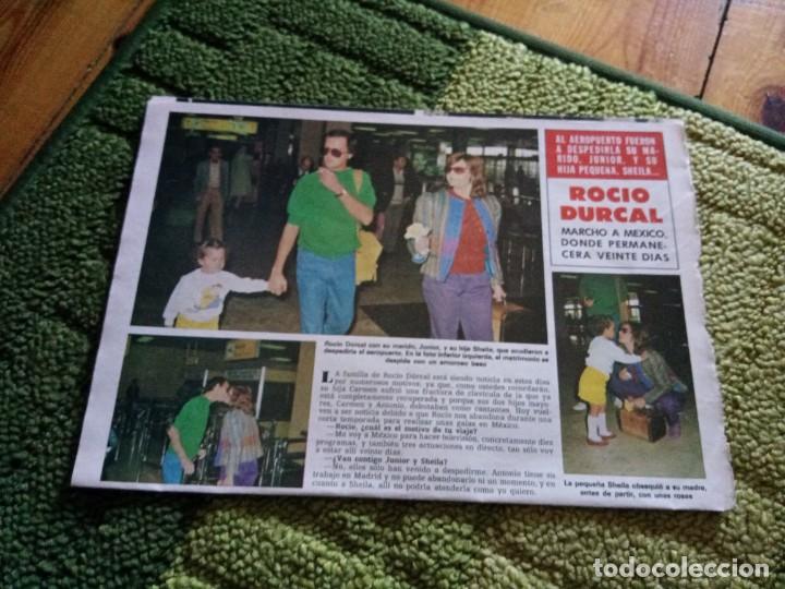Coleccionismo de Revistas y Peri&oacute;dicos: Reportaje art&iacute;culo Roc&iacute;o D&uacute;rcal
