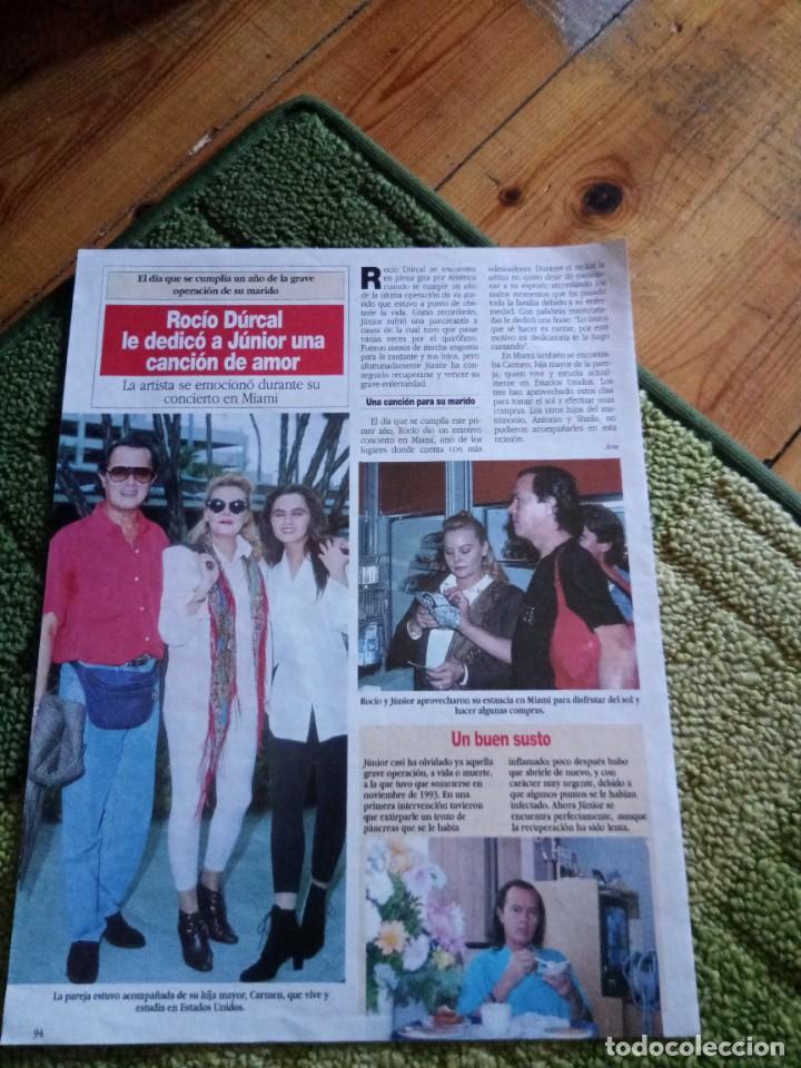 Coleccionismo de Revistas y Peri&oacute;dicos: Reportaje art&iacute;culo Roc&iacute;o D&uacute;rcal