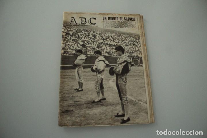 Coleccionismo de Revistas y Peri&oacute;dicos: ABC 27 SEPTIEMBRE 1985 UN MINUTO DE SILENCIO POR PAQUIRRI