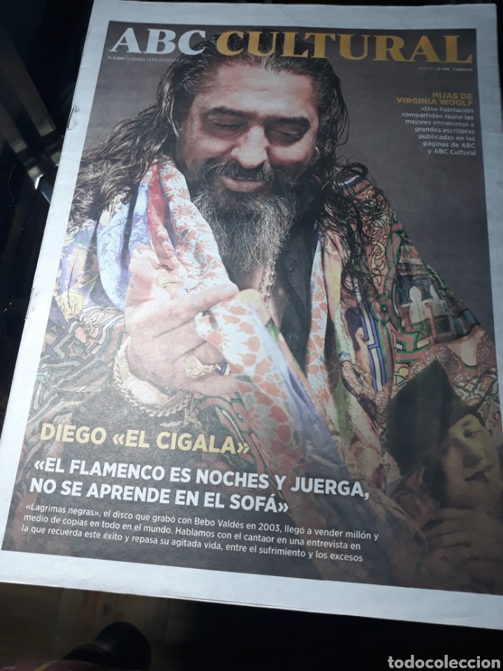 Coleccionismo de Revistas y Peri&oacute;dicos: ABC CULTURAL N&deg; 1429 .13 JUNIO 2020 . DIEGO EL CIGALA , ENTREVISTA.