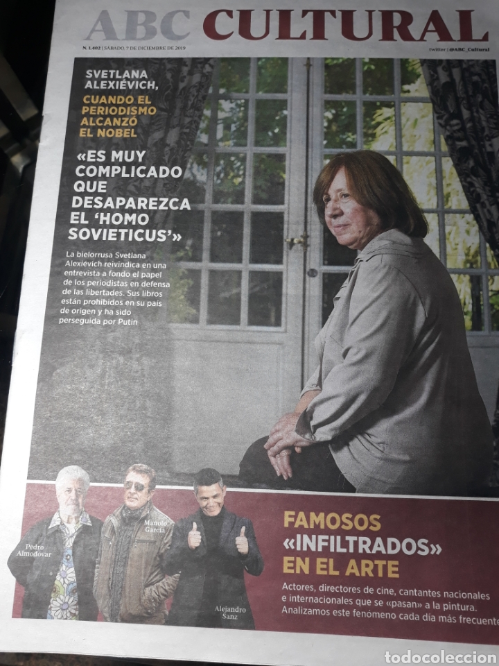 Coleccionismo de Revistas y Peri&oacute;dicos: ABC CULTURAL N&deg; 1402 . ENTREVISTA A SVETLANA ALEXIEVICH .