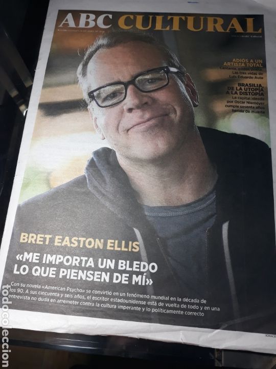Coleccionismo de Revistas y Peri&oacute;dicos: ABC CULTURAL N&deg; 1420 . 10 ABRIL 2020 . ENTREVISTA A BREAT EASTON ELLIS .