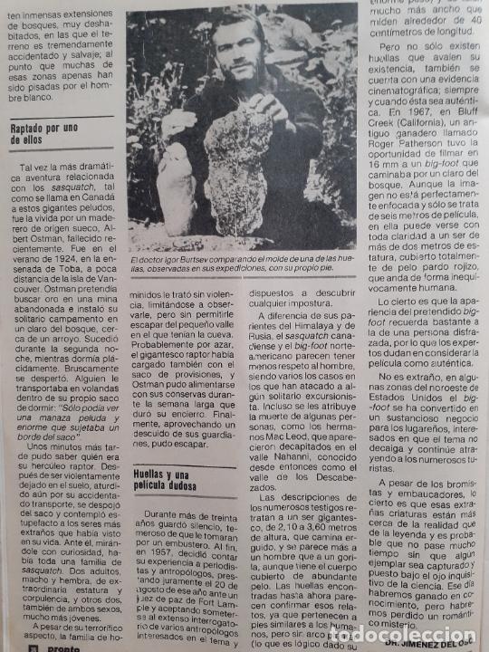 Collezionismo di Riviste e Giornali: EL DOCTOR JIMENEZ DEL OSO PIES GRANDES HERMANO DEL YETI