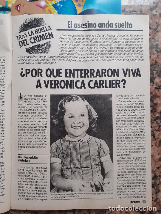 Collezionismo di Riviste e Giornali: TRAS LA HUELLA DEL CRIMEN VERONICA CARLIER