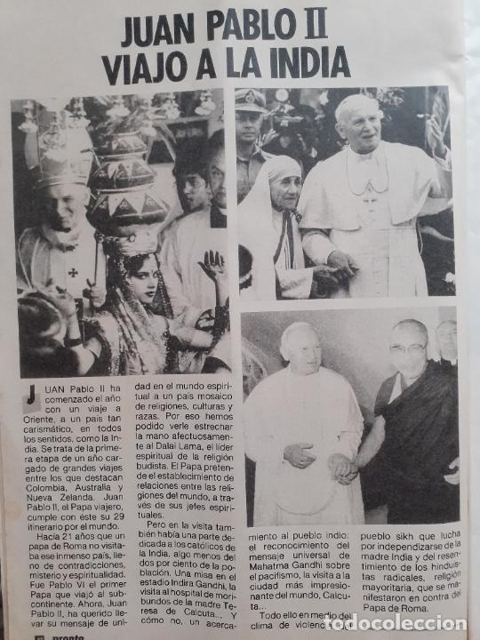 Coleccionismo de revistas y peri&oacute;dicos: JUAN PABLO II EN LA INDIA MADRE TERESA DE CALCUTA