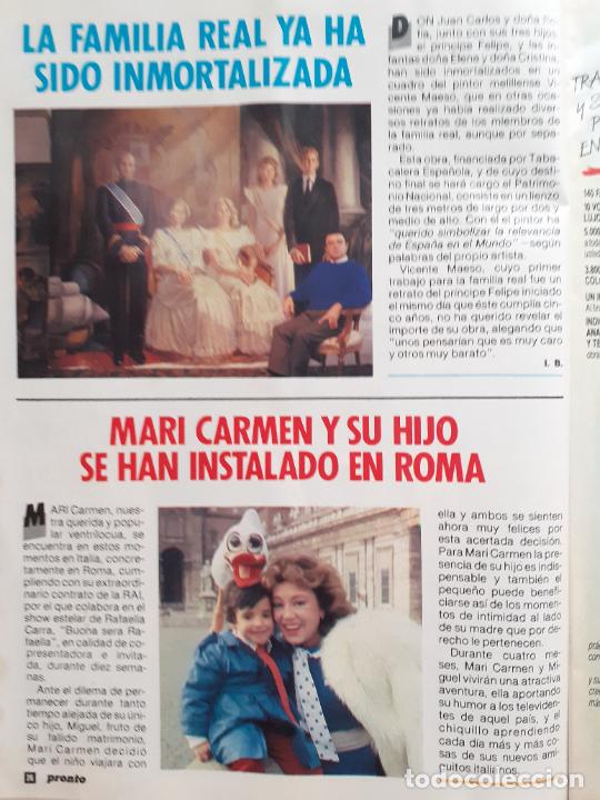 Collezionismo di Riviste e Giornali: MARI CARMEN Y SUS MU&Ntilde;ECOS MARY LA FAMILIA REAL ESPA&Ntilde;OLA CUADRO