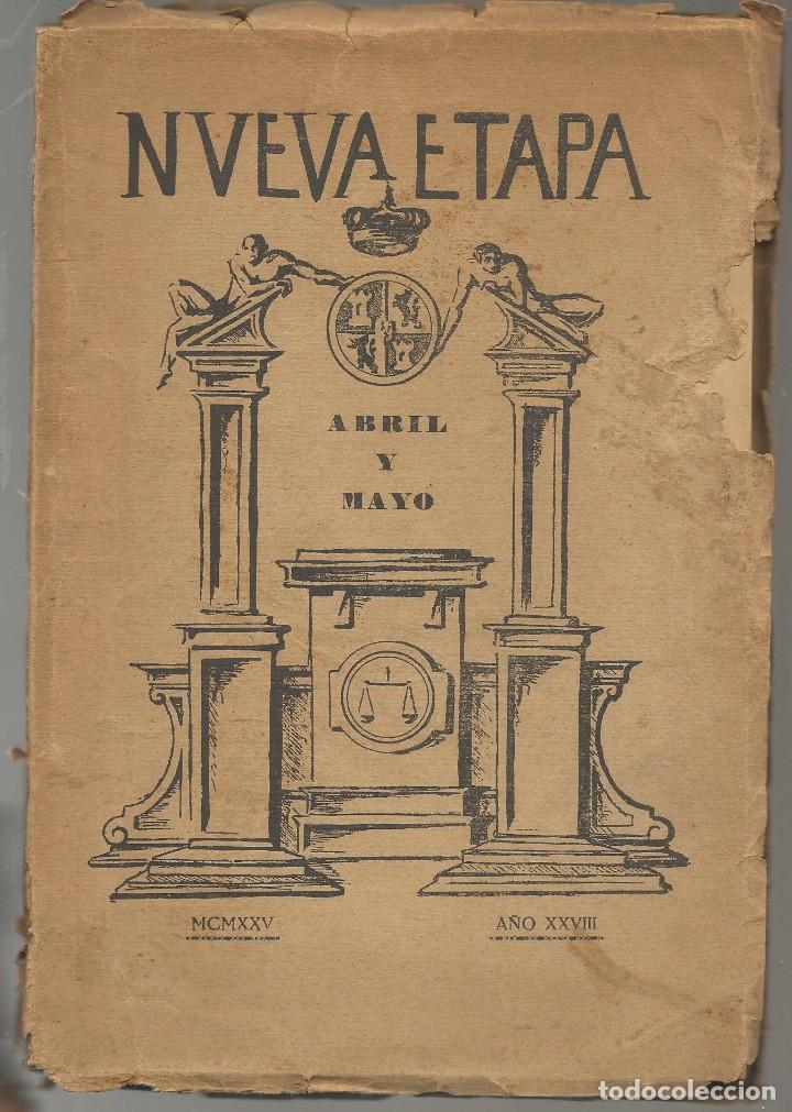 Coleccionismo de Revistas y Peri&oacute;dicos: NUEVA ETAPA REVISTA MENSUAL ALUMNOS UNIVERSIDAD LIBRE DEL ESCORIAL, abril mayo 1925, n&ordm; 6-7