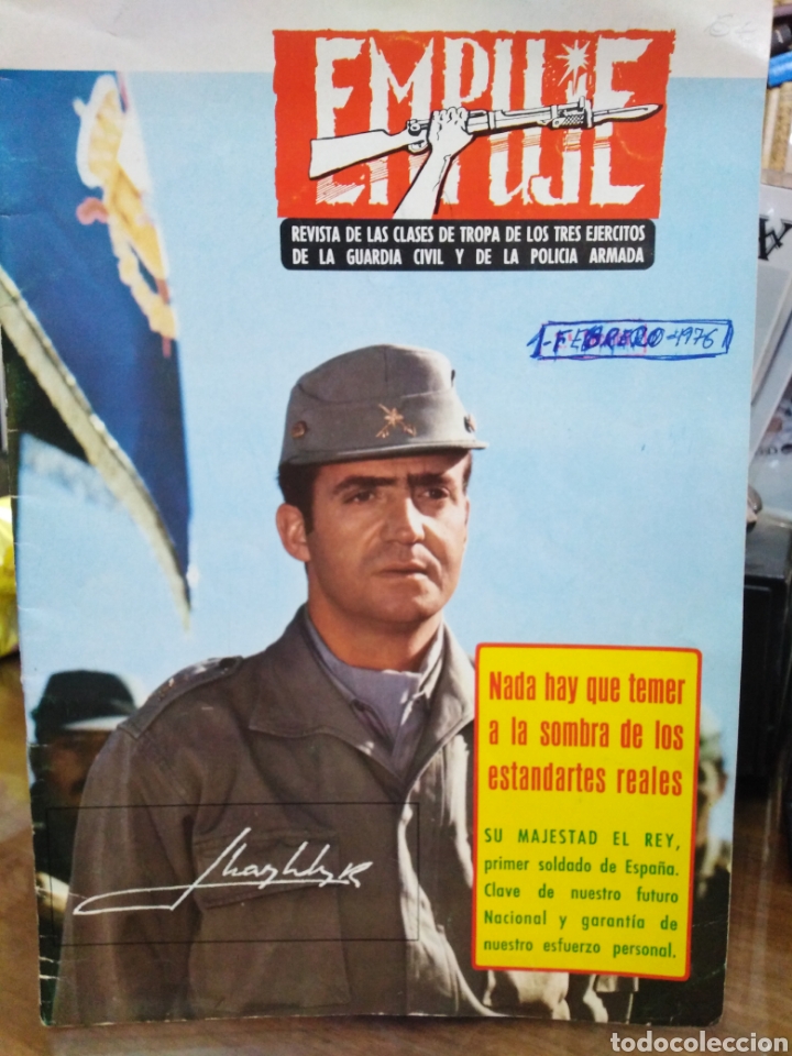 Collezionismo di Riviste e Giornali: EMPUJE/REVISTA DE LAS CLASES DE TROPA DE LOS 3 EJ&Eacute;RCITOS GUARDIA CIVIL POLIC&Iacute;A-N&deg;388-1976