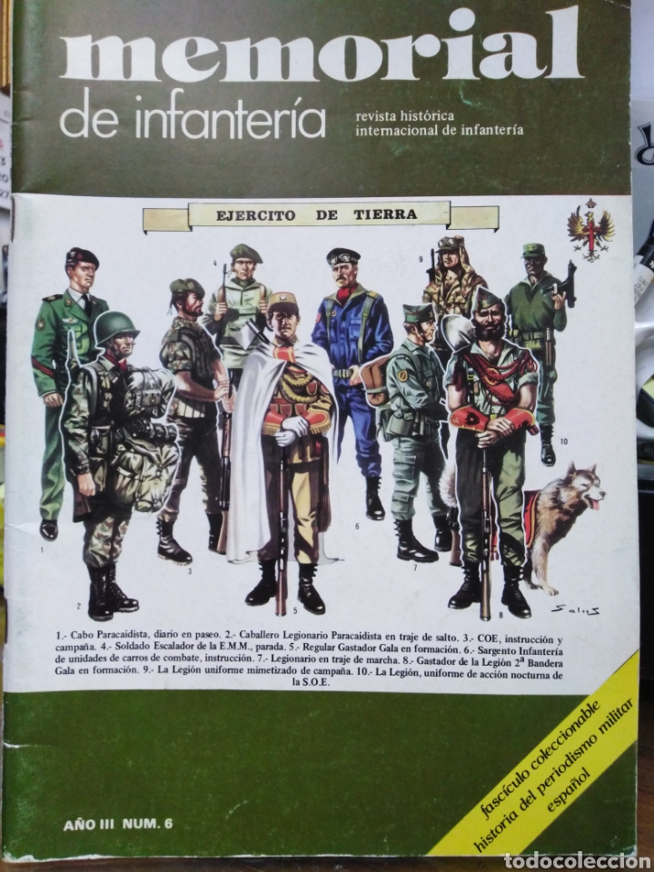 Collezionismo di Riviste e Giornali: MEMORIAL DE INFANTER&Iacute;A/REVISTA HIST&Oacute;RICA INTERNACIONAL DE INFANTER&Iacute;A-N&deg;6-1982