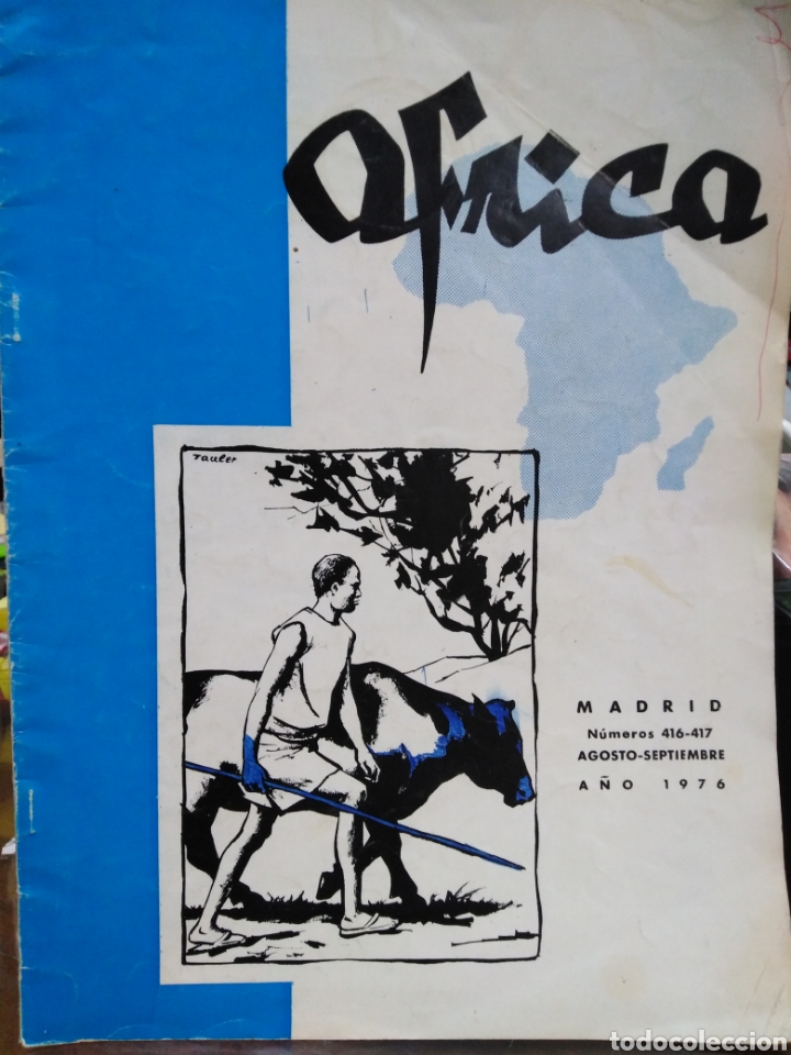 Collezionismo di Riviste e Giornali: AFRICA-REVISTA ESTUDIOS AFRICANOS-N&deg;416/417 AGOSTO/SEPTIEMBRE-1976