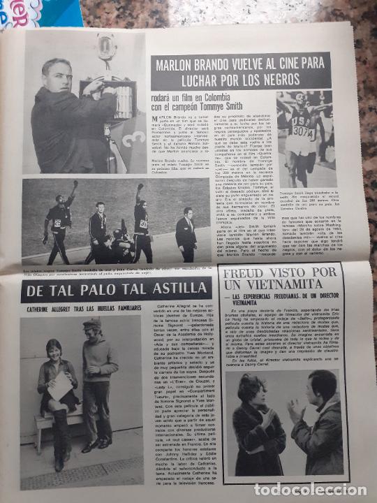 Coleccionismo de Revistas y Peri&oacute;dicos: MARLON BRANDO DANNY CARREL CATHERINE ALLEGRET YVES MONTAND