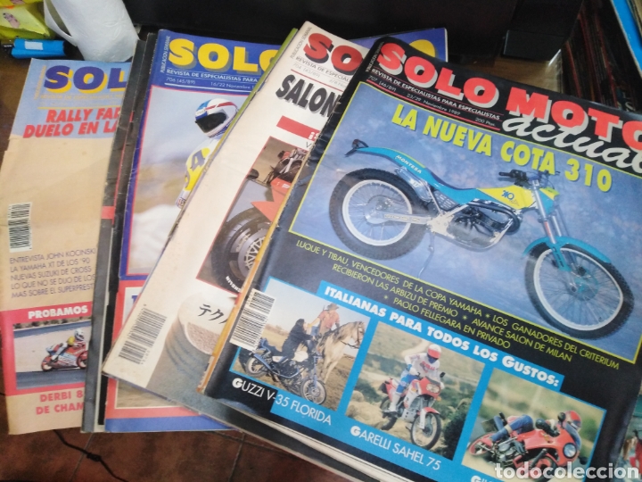Sammeln von Zeitschriften und Zeitungen: SOLO MOTOS ACTUAL-LOTE DE 9 REVISTAS -A&Ntilde;O 1989-N&deg;700/701/702/704/705/706/707/708/695-