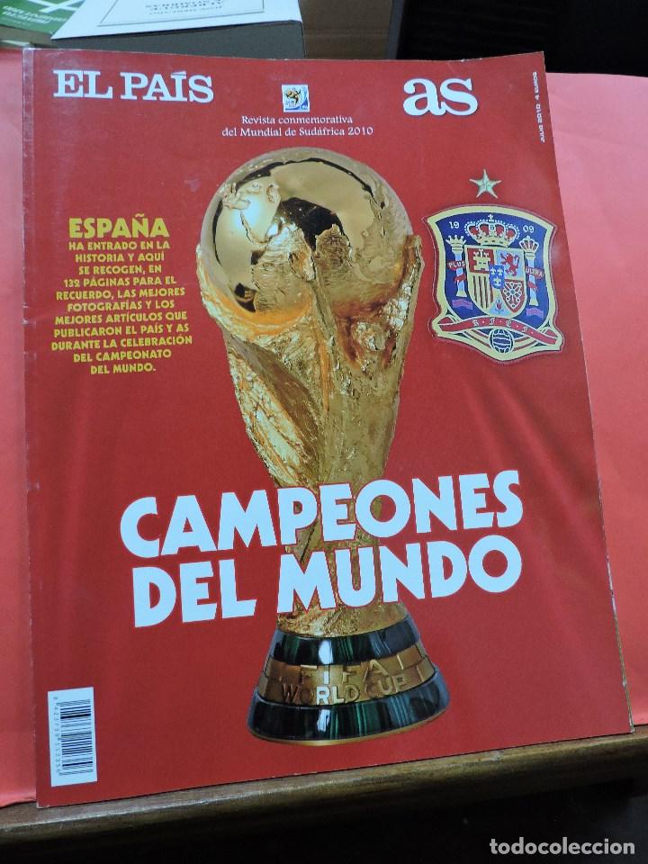 Coleccionismo de Revistas y Peri&oacute;dicos: Campeones del Mundo. Revista conmemorativa del Mundial de Sud&aacute;frica 2010. El Pa&iacute;s AS