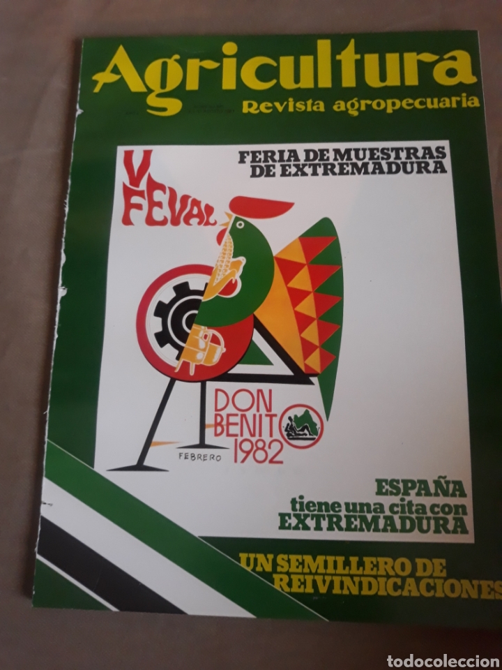 Coleccionismo de Revistas y Peri&oacute;dicos: REVISTA 1981 EXTREMADURA.DON BENITO 1982 FEVAL. VACA SEA BREEZE .PREHISTORIA DE AGRICULTURA