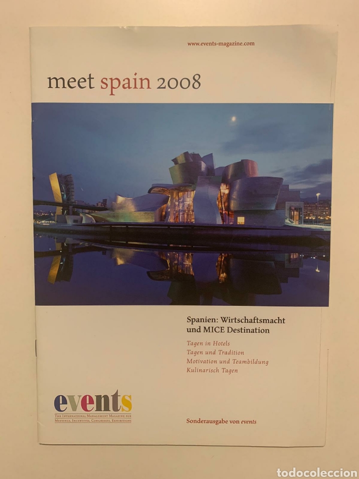 Coleccionismo de revistas y peri&oacute;dicos: Events Magazine for Mettings, Incentives, Congresses, Exhibitions. Turismo MICE. Espa&ntilde;a. Viajes.