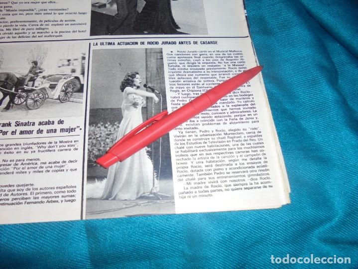Coleccionismo de Revistas y Peri&oacute;dicos: RECORTE : ULTIMA ACTUACION DE ROCIO JURADO ANTES DE CASARSE. SEMANA, MAYO 1976 (#)
