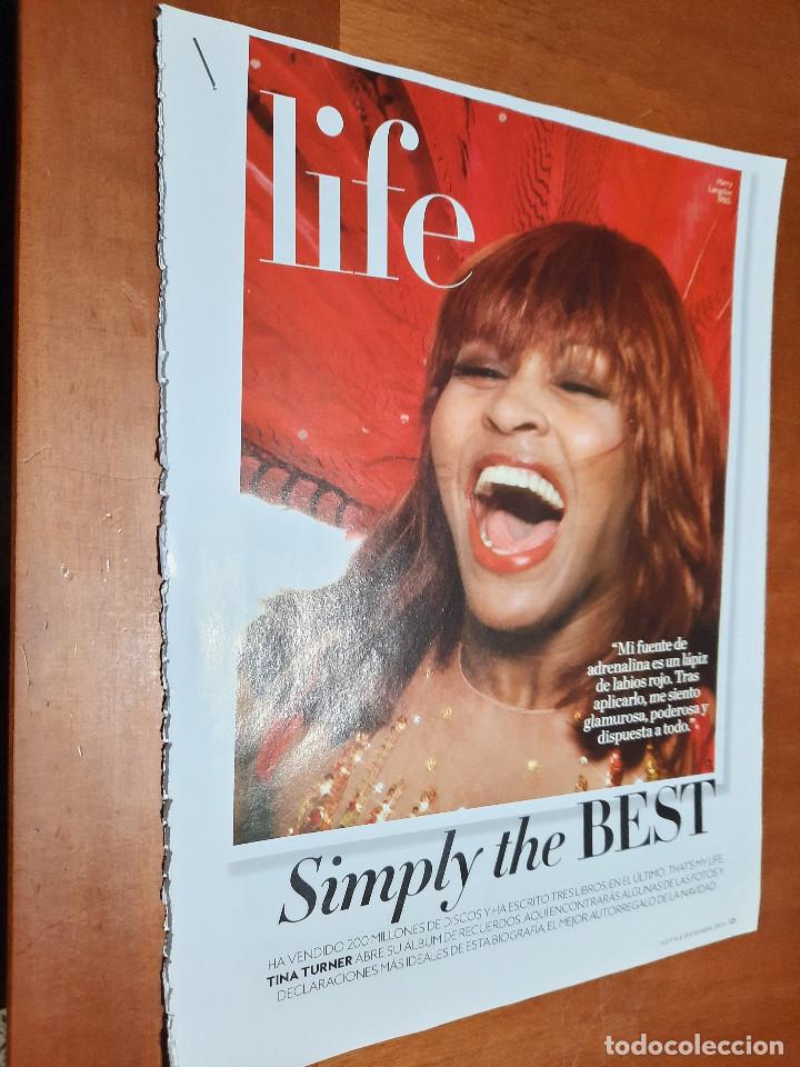 Coleccionismo de revistas y peri&oacute;dicos: TINA TURNER. 6 P&Aacute;GINAS. ART&Iacute;CUO EXTRAIDO DE LA REVISTA INSTYLE. GRAPA. BUEN ESTADO