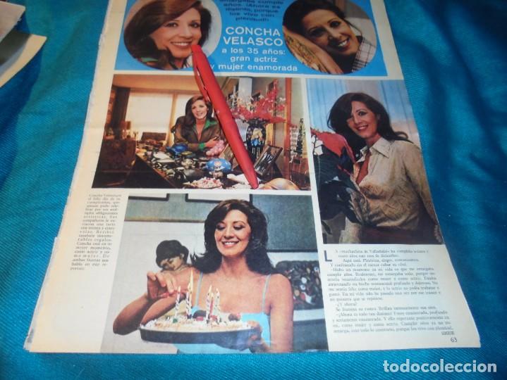 Coleccionismo de revistas y peri&oacute;dicos: RECORTE : CONCHA VELASCO, A LOS 35 A&Ntilde;OS. SEMANA, DCMBRE 1974 (#)