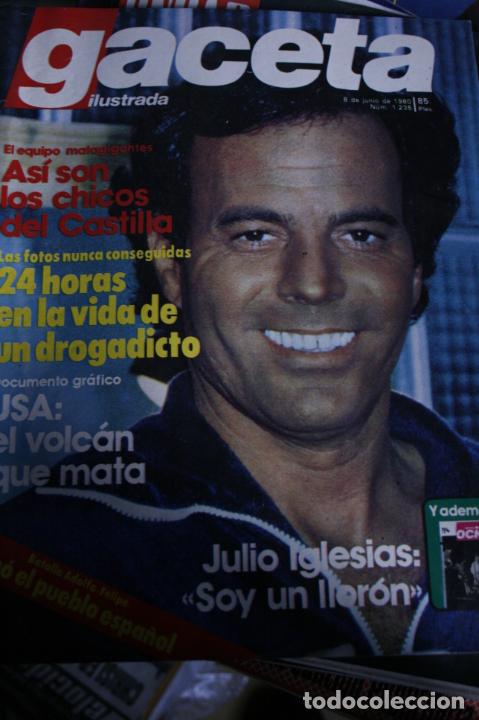 Coleccionismo de Revistas y Peri&oacute;dicos: JULIO IGLESIAS BELCHITE BEEFEATER TELEFUNKEN CARTIER TRIANA 1980