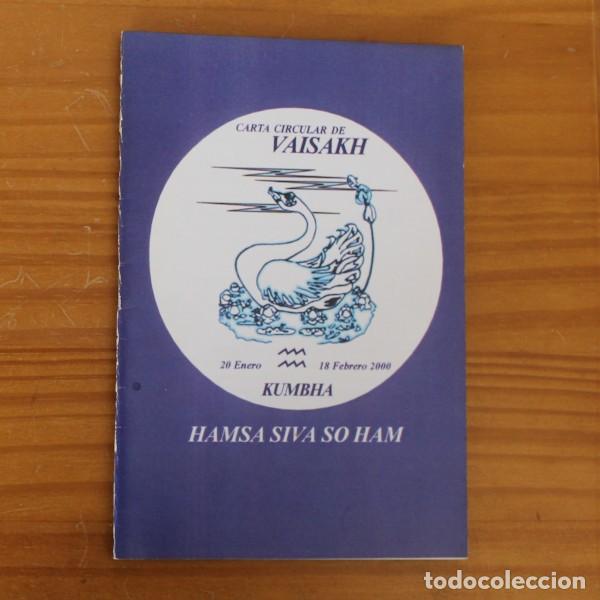 Colecionismo de Revistas e Jornais: CARTA CIRCULAR DE VAISAKH ENERO-FEBRERO 2000 KUMBHA ACUARIO MEDITACION INDIA DHANISHTHA...