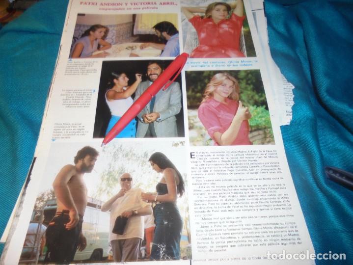 Coleccionismo de revistas y peri&oacute;dicos: RECORTE : VICTORIA ABRIL Y PATXI ANDION, JUNTOS EN PELICULA. SEMANA, SPTMBRE 1981 (#)