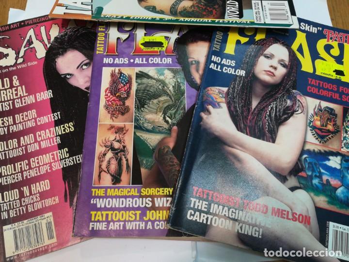 Coleccionismo de Revistas y Peri&oacute;dicos: Lote de 5 revistas de tatuajes (en ingl&eacute;s) SA2454