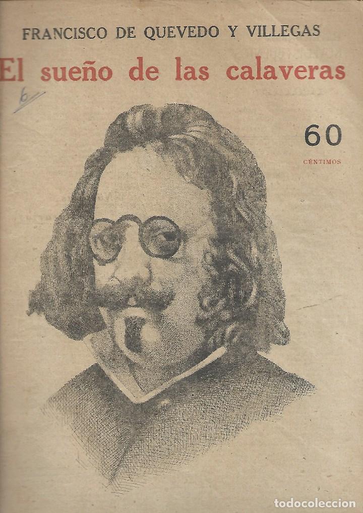 Coleccionismo de Revistas y Peri&oacute;dicos: FRANCISCO DE QUEVEDO -NOVELAS Y CUENTOS - EL SUE&Ntilde;O DE LAS CALAVERAS- A&Ntilde;OS 40