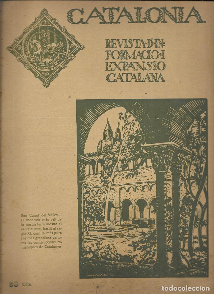 Coleccionismo de revistas y peri&oacute;dicos: Catalonia Revista d'Informacio i Expansio Catalana Any III N&ordm; 20 1929