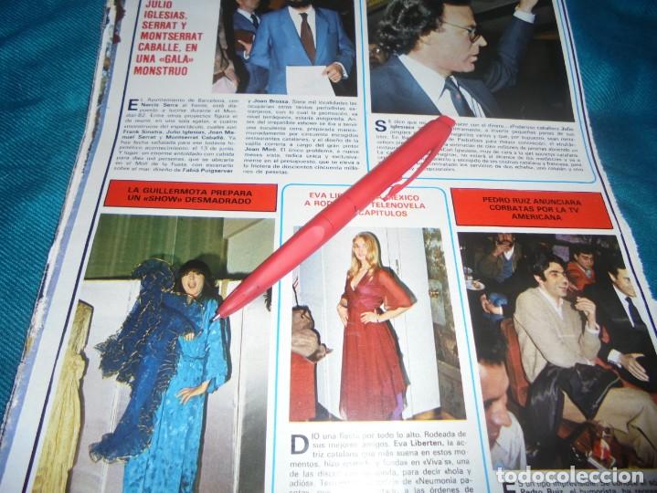 Coleccionismo de Revistas y Peri&oacute;dicos: RECORTE : JULIO IGLESIAS, ABRE RESTAURANTE, EVA LIBERTEN.... SEMANA, OCTBRE 1981 (#)