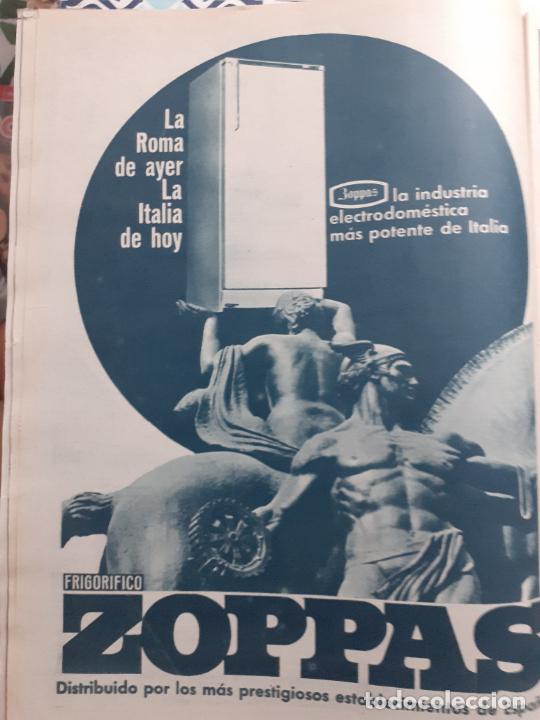 Collezionismo di Riviste e Giornali: anuncio frigorifico zoppas