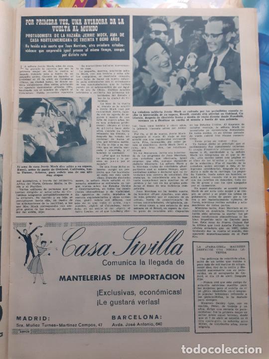 Collezionismo di Riviste e Giornali: jerrie mock da la vuelta al mundo en avion la primera aviadora