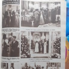 Coleccionismo de Revistas y Periódicos: EL GRAN HOTEL DE ROMA 1964 BORBON Y PARMA CARLOS JAVIER BODA IRENE HOLANDA. Lote 236367045