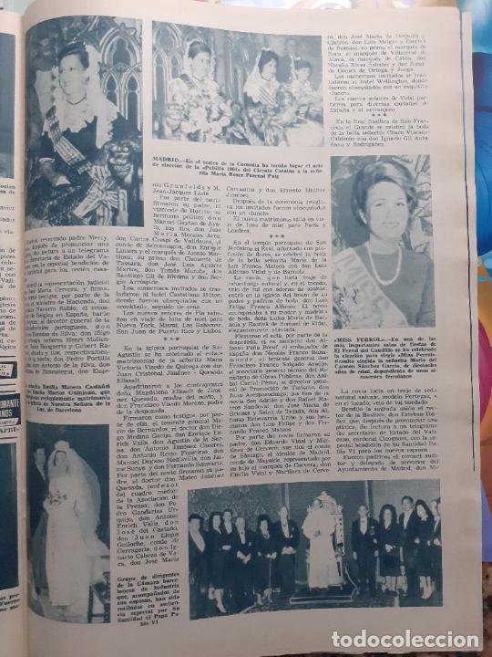 Coleccionismo de Revistas y Peri&oacute;dicos: MISS FERROL 64 CAMARA BARCELONESA DE INDUSTRIA CON EL PAPA PABLO VI PUBILLA 1964