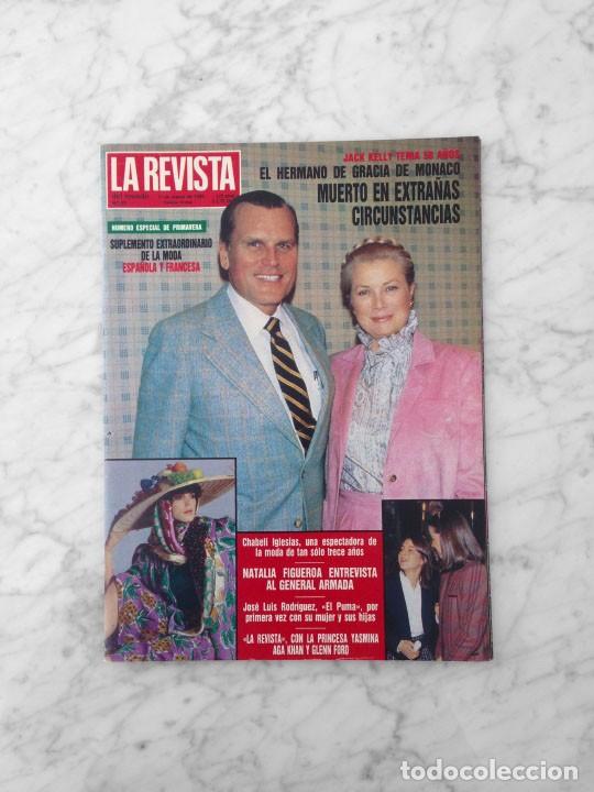 Coleccionismo de Revistas y Peri&oacute;dicos: LA REVISTA - 1985 - EL PUMA, ALFONSO ARMADA, MODA PRIMAVERA-VERANO, MARY CROSBY, VICTORIA PRINCIPAL