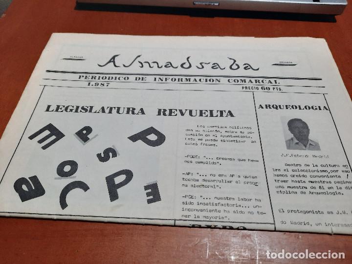 Coleccionismo de revistas y peri&oacute;dicos: ALMADRABA. PERI&Oacute;DICO DE ALFACAR. 1987. FORMATO PERI&Oacute;DICO. BUEN ESTADO. DOBLADO. DIFICIL. E1 A