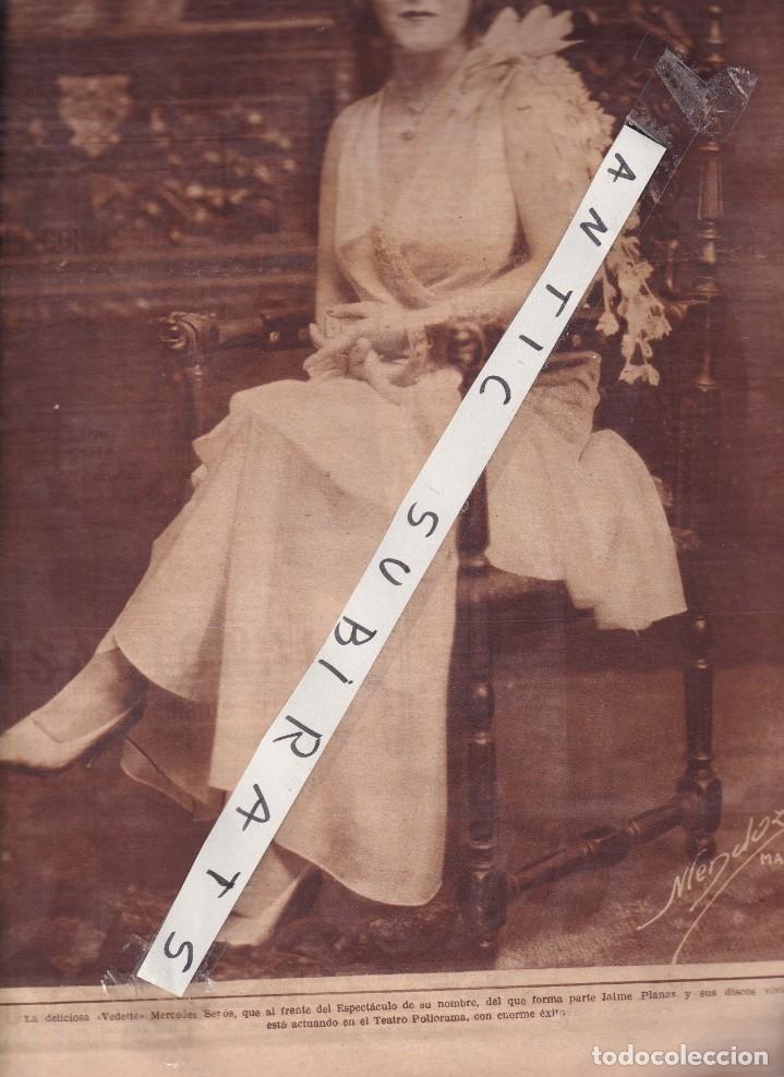 Coleccionismo de revistas y peri&oacute;dicos: PERIODICO A&Ntilde;O 1932 MERCEDES SEROS CONFECCION TRAJES MODA PRATS VACA RIPOLL TORTOSA GELIDA REUS