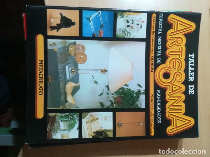 Coleccionismo de revistas y peri&oacute;dicos: 14 METRAQUILATO / MANOS MAESTRAS / TALLER DE ARTESANIA - MANUALIDADES BRICOLAGE HOGAR / AE201