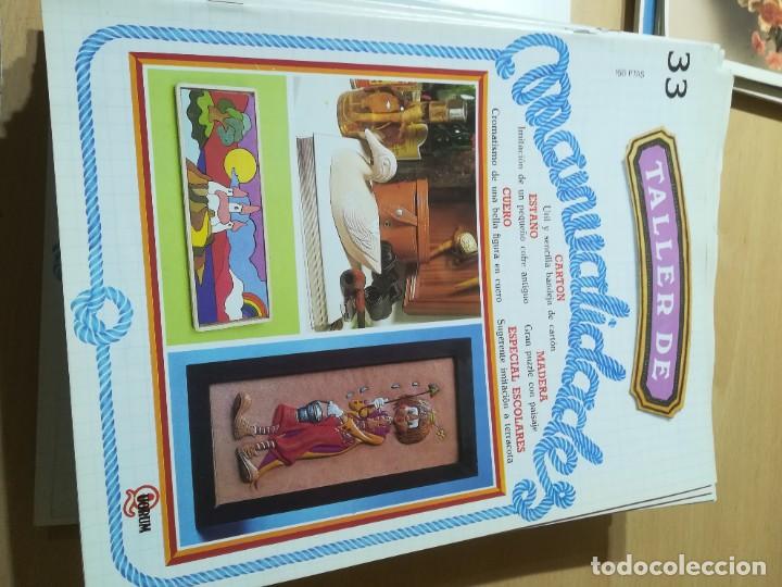 Collezionismo di Riviste e Giornali: 33 / CARTON ESTA&Ntilde;O MADERA, CUERO, ESCOLARES / TALLER DE MANUALIDADES - MANUALIDADES BRICOLAGE HOGAR