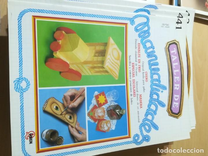 Collezionismo di Riviste e Giornali: 41 / CUERO, ESMALTE EN FRIO, MADERA, ESCOLARES / TALLER DE MANUALIDADES - MANUALIDADES BRICOLAGE HO