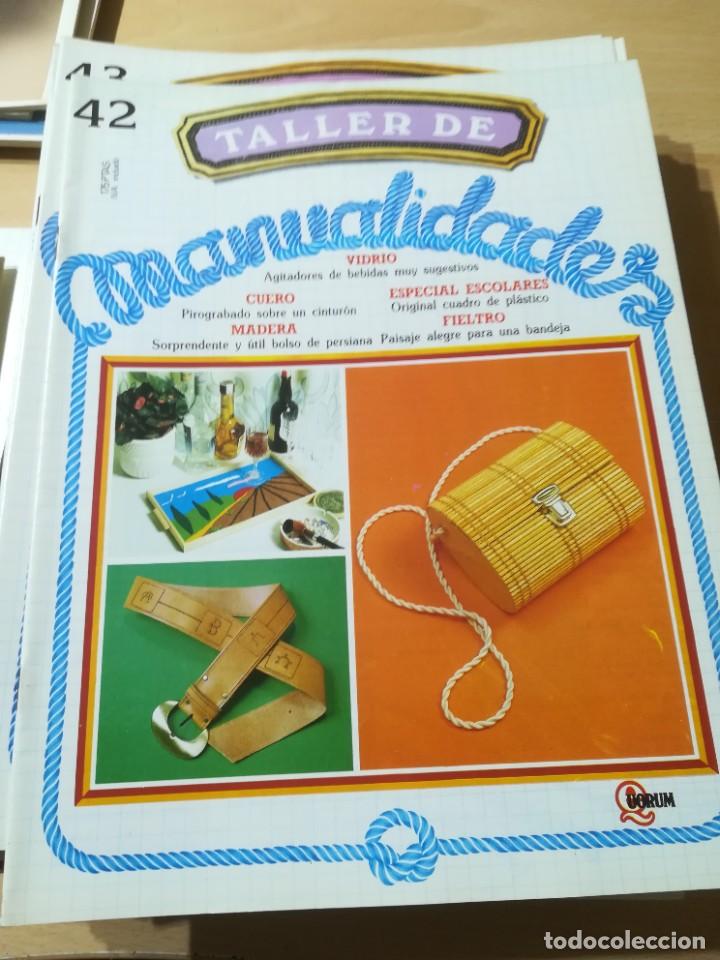 Collezionismo di Riviste e Giornali: 42 / VIDRIO CUERO MADERA FIELTRO ESCOLARES / TALLER DE MANUALIDADES - MANUALIDADES BRICOLAGE HOGAR