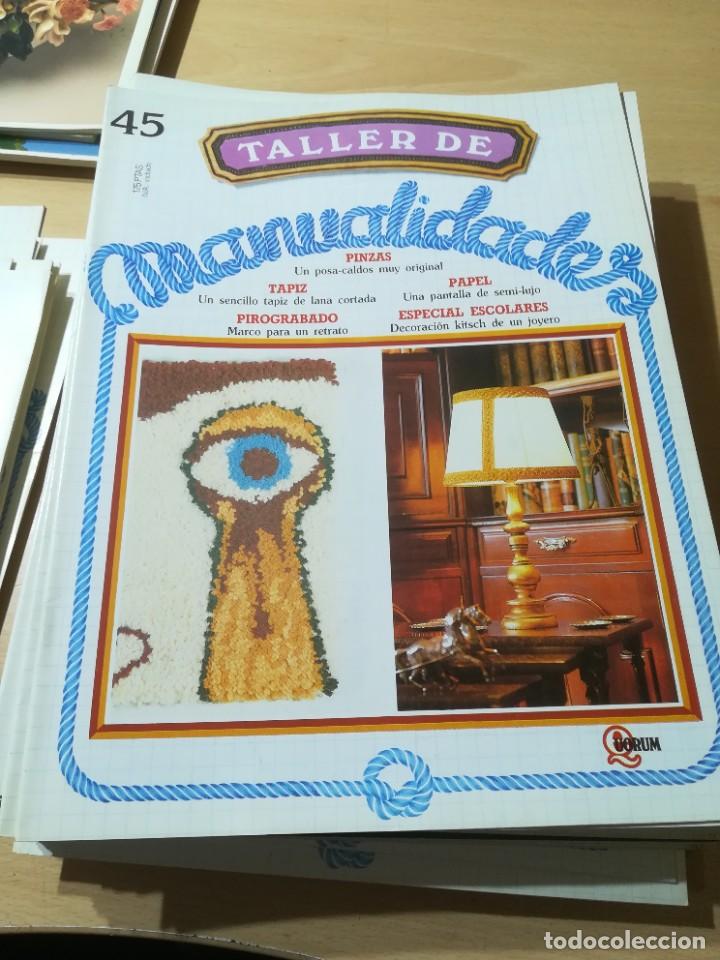 Collezionismo di Riviste e Giornali: 45 / PINZAS, TAPIZ, PAPEL, PIROGRABADO, ESCOLARES / TALLER DE MANUALIDADES - MANUALIDADES BRICOLAGE