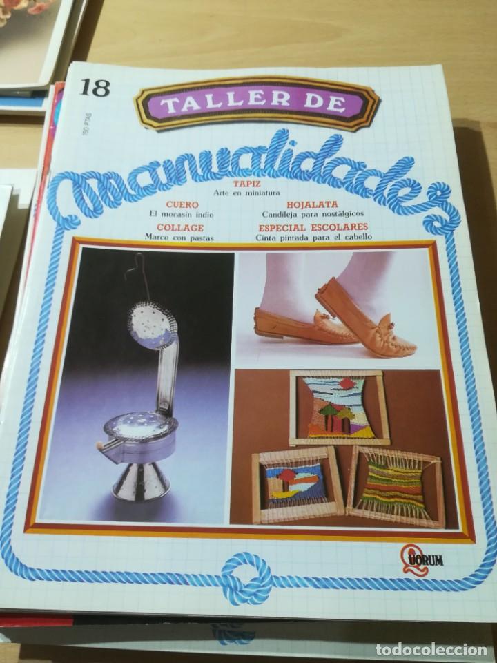 Collezionismo di Riviste e Giornali: 18 / TAPIZ, CUERO, HOJALATA. COLLAGE, ESCOLARES / TALLER DE MANUALIDADES - MANUALIDADES BRICOLAGE H