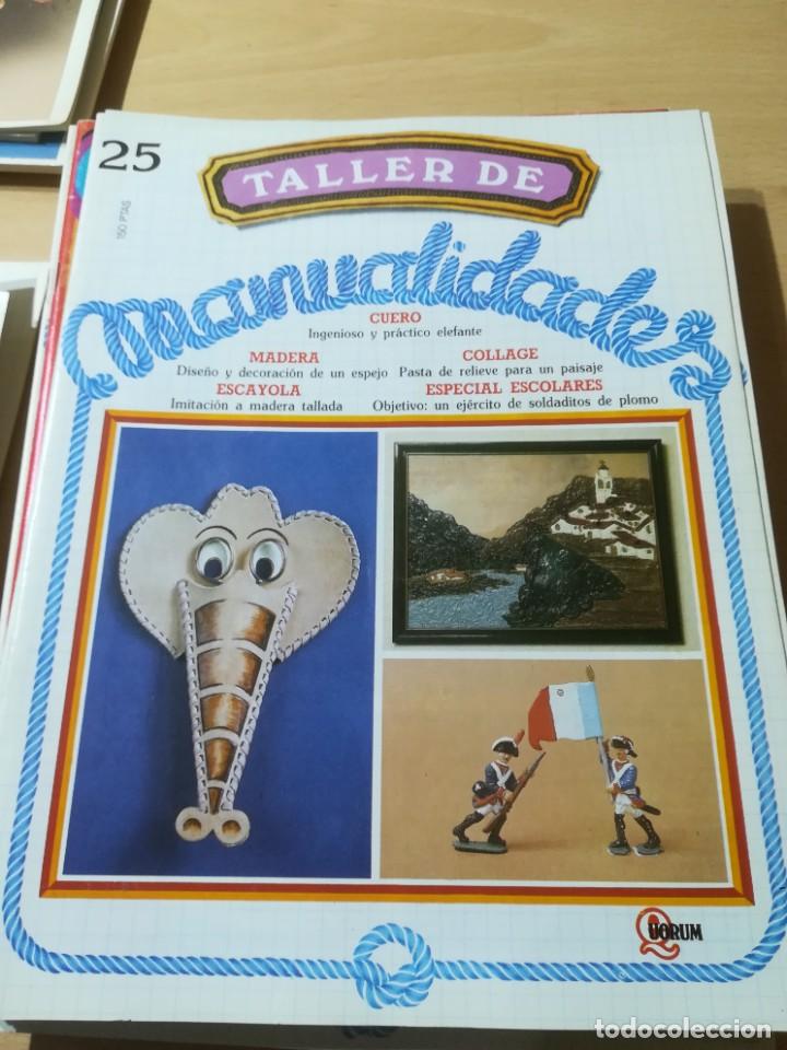 Collezionismo di Riviste e Giornali: 25 / CUERO, MADERA, COLLAGE, ESCAYOLA, ESCOLARES / TALLER DE MANUALIDADES - MANUALIDADES BRICOLAGE