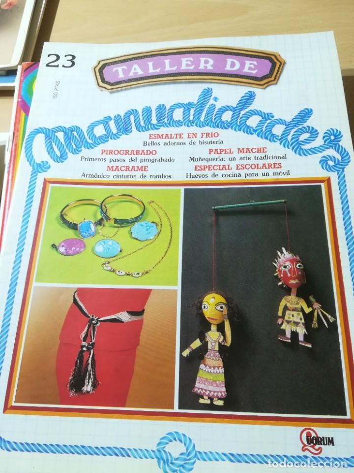Sammeln von Zeitschriften und Zeitungen: 23 / ESMALTE EN FRIO, PIROGRABADO, PAPEL MACHE, MACRAME, ESCOLARES / TALLER DE MANUALIDADES - MANUA