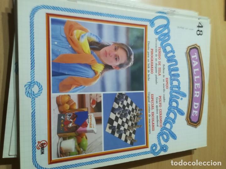 Sammeln von Zeitschriften und Zeitungen: 48 / ESPEJO TE&Ntilde;IDO DE TELA, POLVO CERAMICO, PIROGRABADO / TALLER DE MANUALIDADES - MANUALIDADES BRI