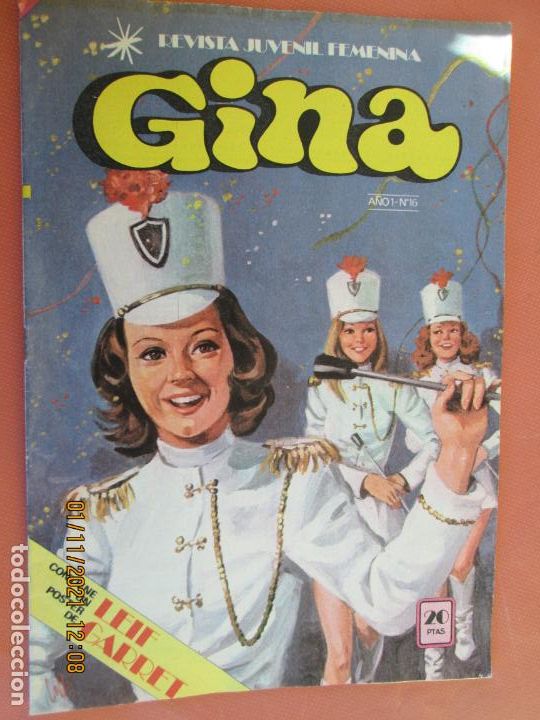 Collezionismo di Riviste e Giornali: GINA , REVISTA JUVENIL FEMENINA N&ordm; 16 . BRUGUERA 1978 POSTER LEIF GARRET