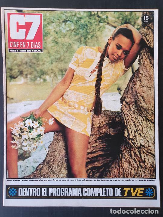 Coleccionismo de Revistas y Peri&oacute;dicos: REVISTA C7 N&ordm; 562 - A&Ntilde;O 1972 - MASSIEL ISABELLA SAVONA ALFREDO LANDA SUSAN HAMPSHIRE ROBERT REED