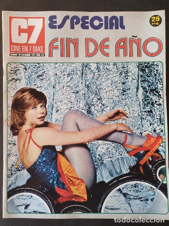 Coleccionismo de revistas y peri&oacute;dicos: REVISTA C7 N&ordm; 612 -A&Ntilde;O 1972 - ESPECIAL FIN DE A&Ntilde;O MITOS DEL SEXO MAX FACTOR SARA MONTIEL
